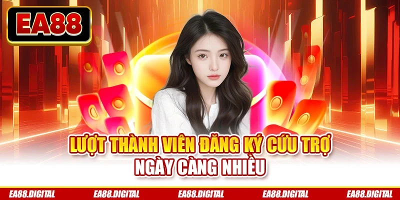 Lượt thành viên đăng ký cứu trợ ngày càng nhiều